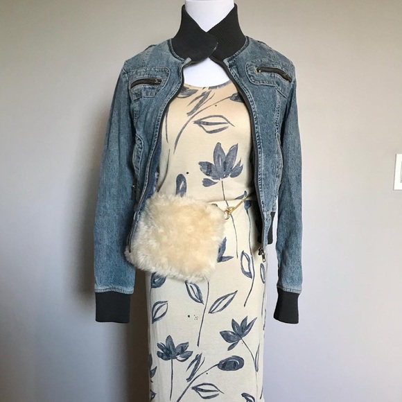 Vintage linen blend cottagecore midi dress - Picture 3 of 7